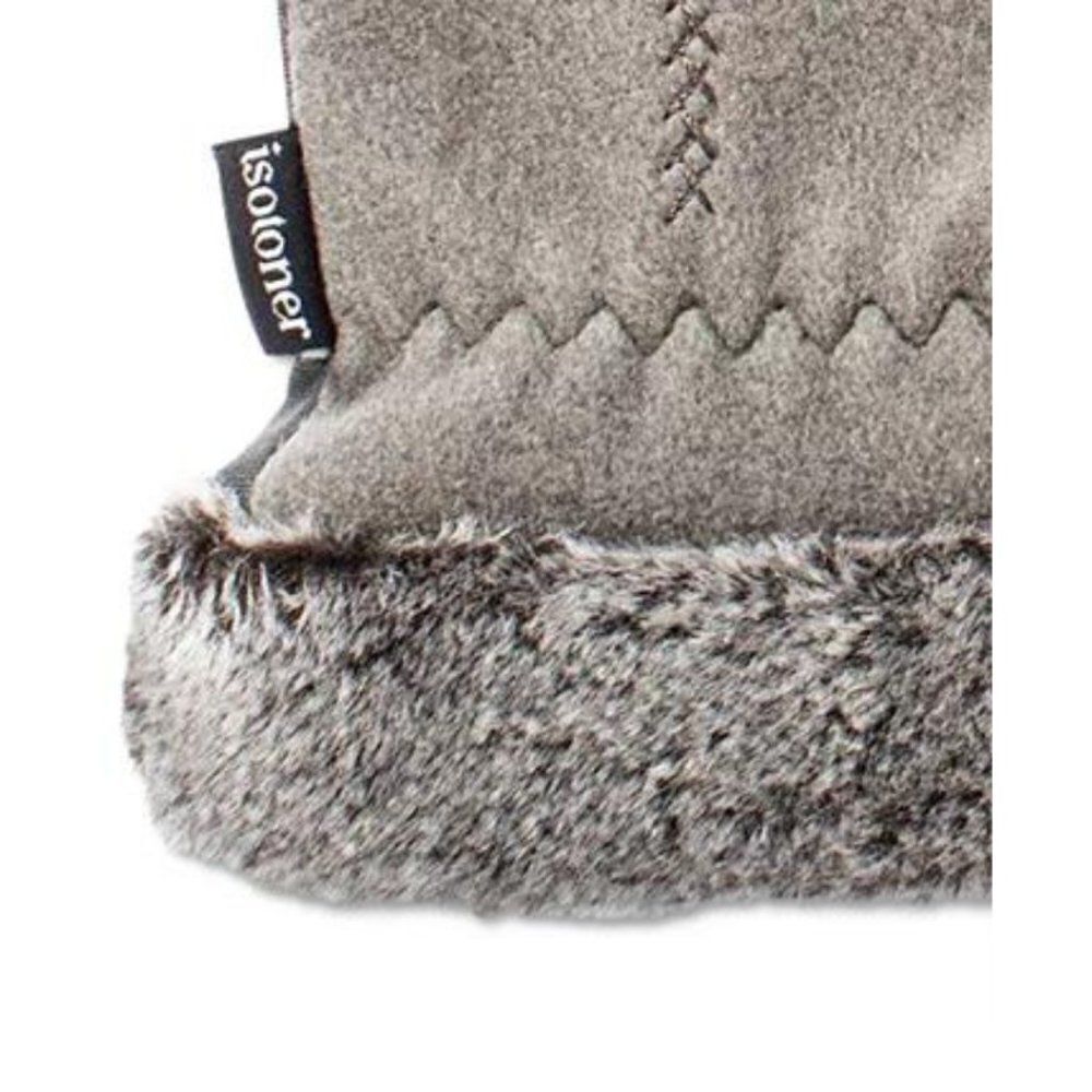 Isotoner Heather Women's Lined Recycled Stretch Fleece Water Repellent G… - Picture 3 of 16